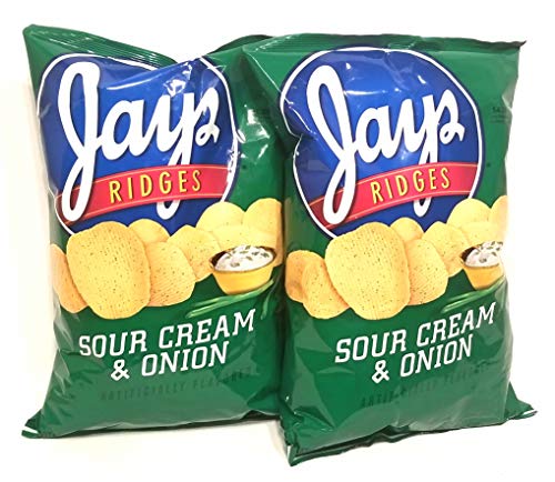 JAY'S BIG BAG SOUR CREAM & ONION Potato Chips 2 Pack 10oz bags