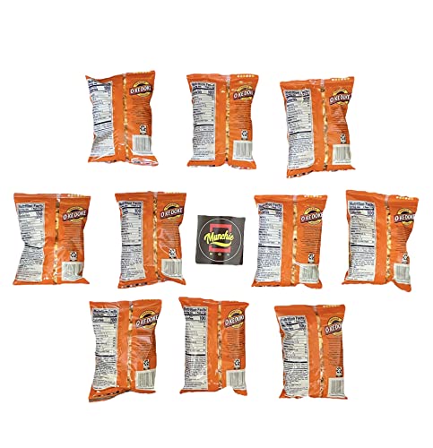 JAY'S O'KE DOKE Popcorn - Munchie Box Bundle Cheese & Hot Cheese .625 oz bags (Pack of ( 10 ) .625 Oz Bags Cheese)