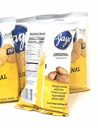 JAY'S ORIGINAL Potato Chips A Chicago Original 5 Pack 1.25oz bags