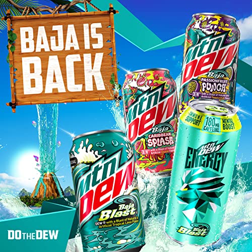 Mountain Dew Baja Blast Zero Sugar 12oz 12pk