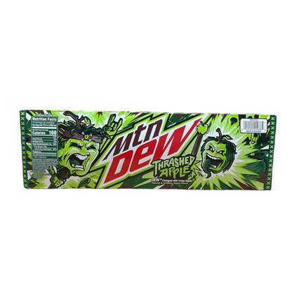 Mtn Dew Trashed Apple Soda - Munchie Box Stash includes Munchie Box Coaster (Pack of (12) 12 Oz Cans)