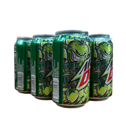 Mtn Dew Trashed Apple Soda - Munchie Box Stash includes Munchie Box Coaster (Pack of (12) 12 Oz Cans)