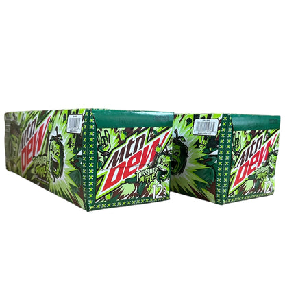 Mtn Dew Trashed Apple Soda - Munchie Box Stash includes Munchie Box Coaster (Pack of (12) 12 Oz Cans)