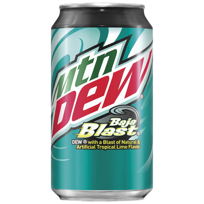 Mountain Dew Baja Blast, 12 oz Cans (Pack of 36)