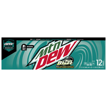 Mountain Dew Baja Blast, 12 oz Cans (Pack of 36)